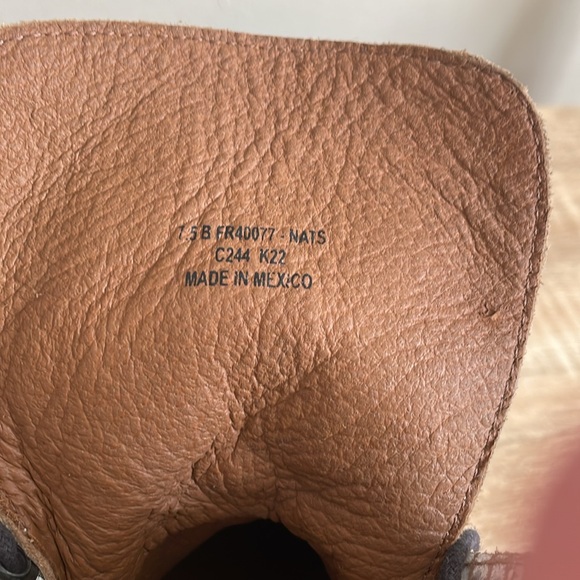 Frye Faux Snake Skin Laced Boots - Picture 6 of 7